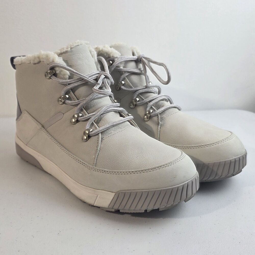 The North Face Women's Sierra Mid Waterproof Winter Boots Size 11 Silvergrey